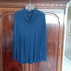 J Jill Wearever Collection cowl neck top